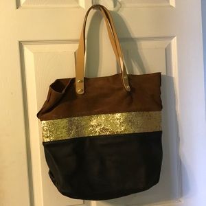 Steve Madden Tri-Color Tote